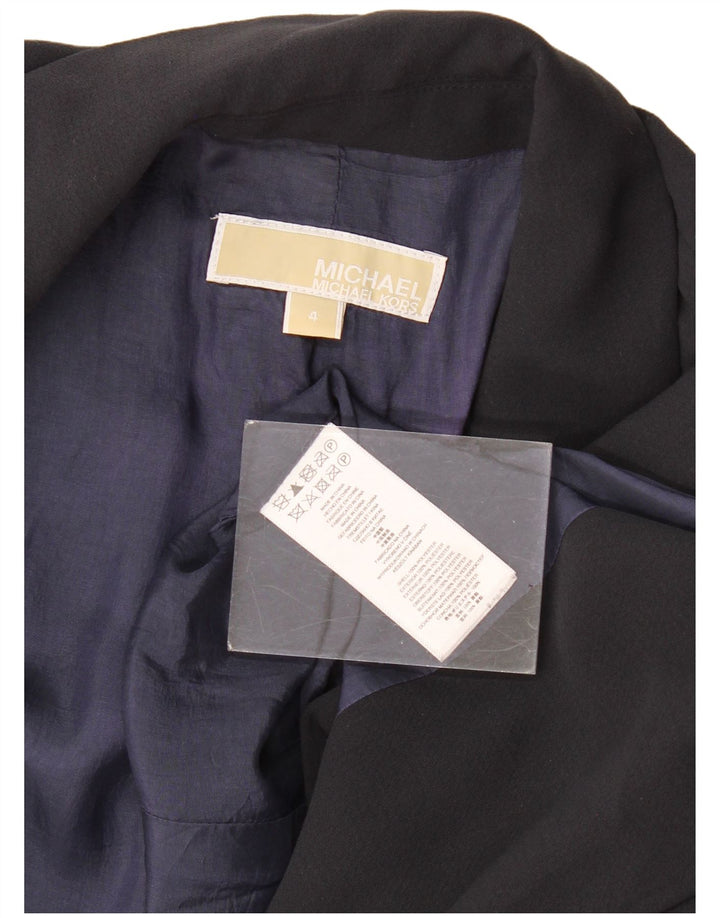 Giacca blazer aperta da donna Michael Kors US 4 Small poliestere nero