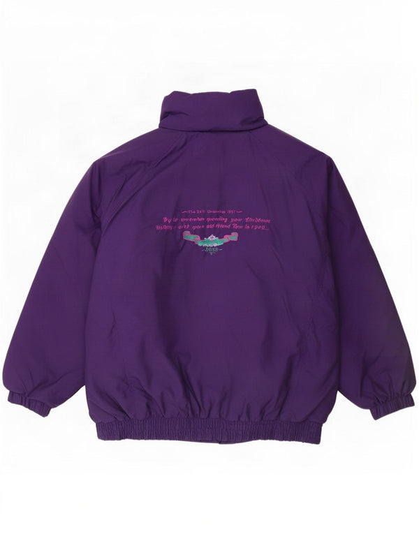 Giacca da sci oversize con grafica da donna Skiss EU 46 XL Purple Colourblock