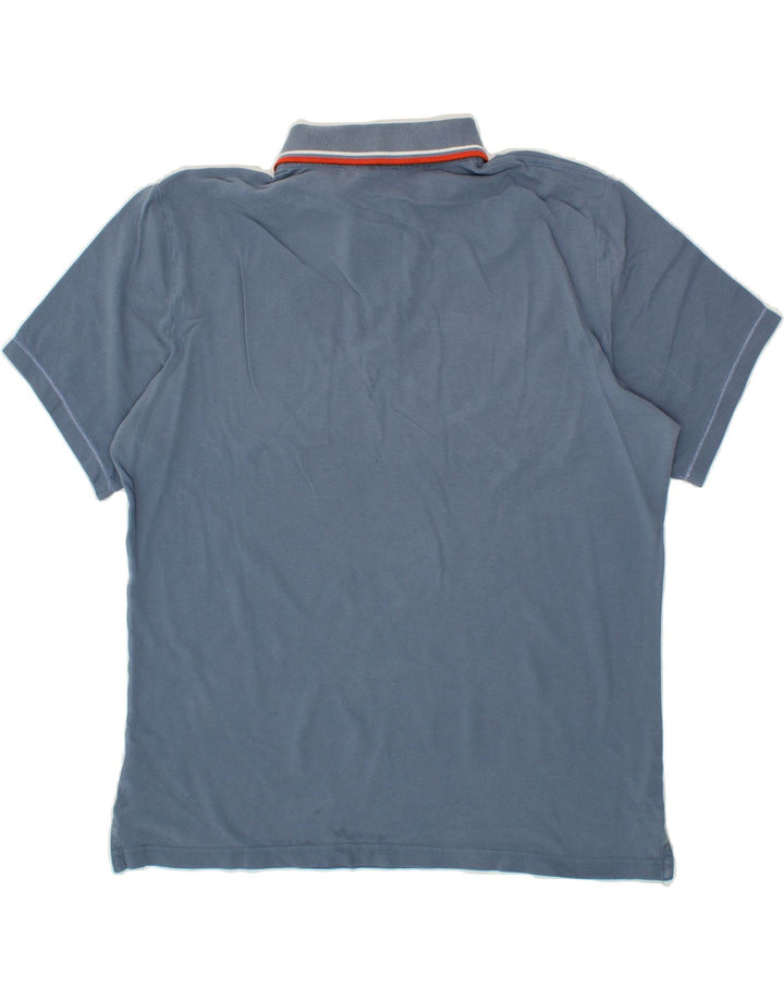 DIADORA Mens Polo Shirt 2XL Blue Cotton Vintage Diadora and Second-Hand Diadora from Messina Hembry 