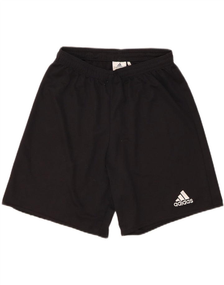 Pantaloncini sportivi ADIDAS Climalite da uomo piccoli in poliestere nero