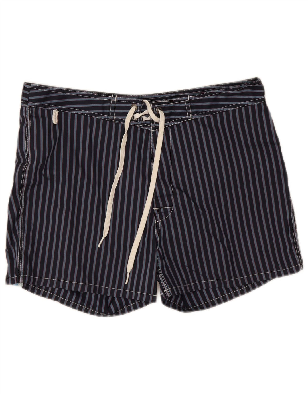 Pantaloncini da bagno da uomo Sundek Poliestere medio a righe blu navy