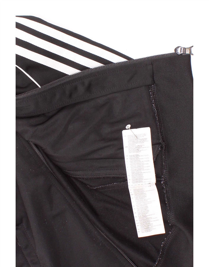 Giacca Top della tuta da ragazzo Adidas 4-5 anni in poliestere nero