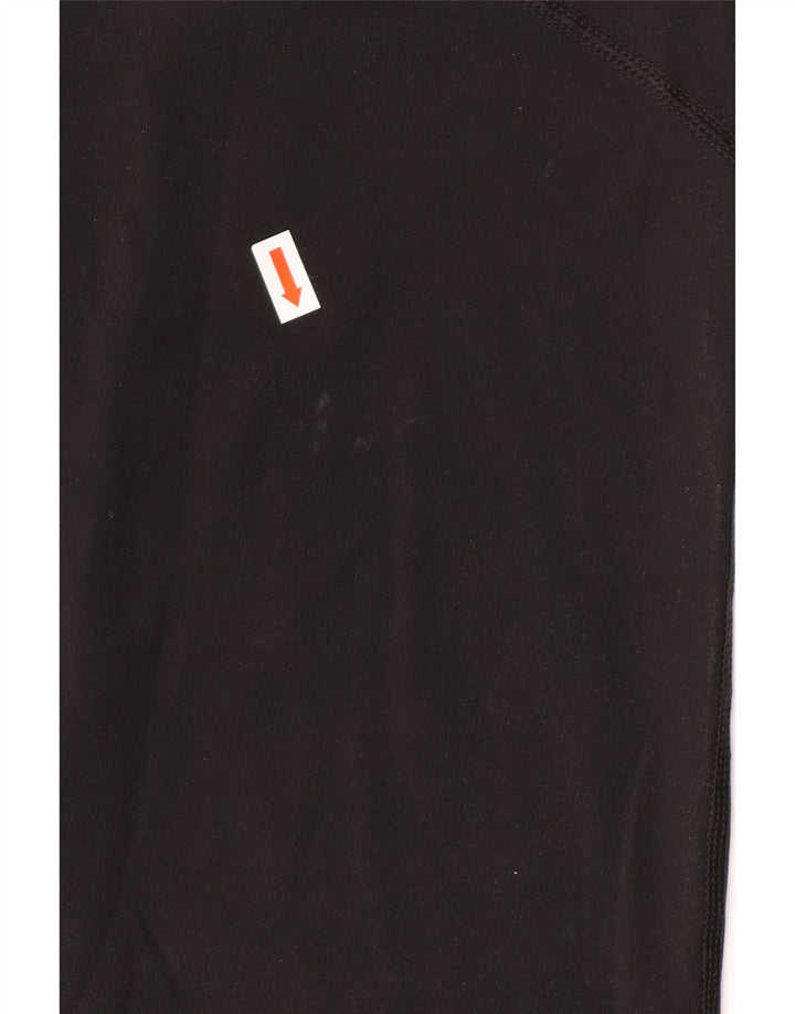 Leggings Capri Dri Fit da donna NIKE UK 14 Large Nero Poliestere