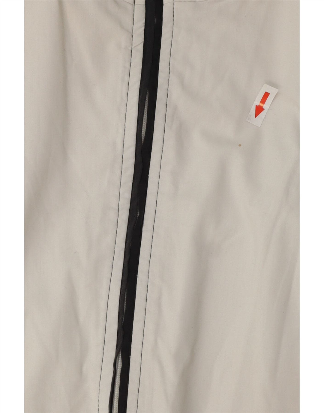 Giubbotto bomber grafico da uomo Herod Sport UK 40 grande cotone color block bianco