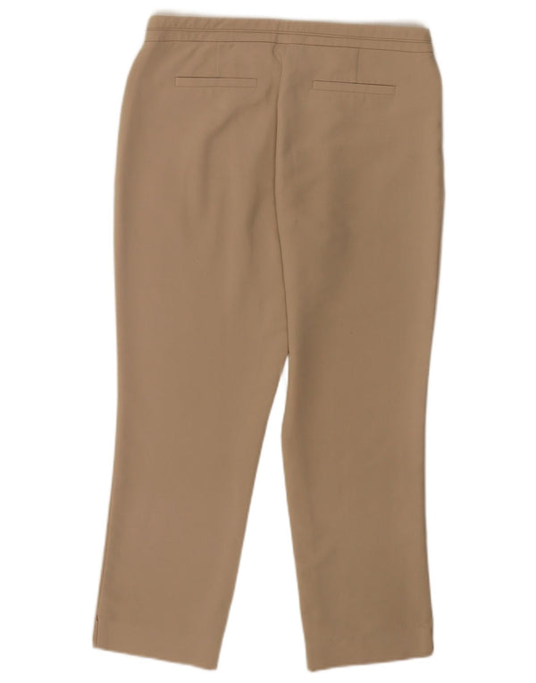 Pantaloni corti slim da donna Monsoon UK 10 Small W30 L25 Cotone beige