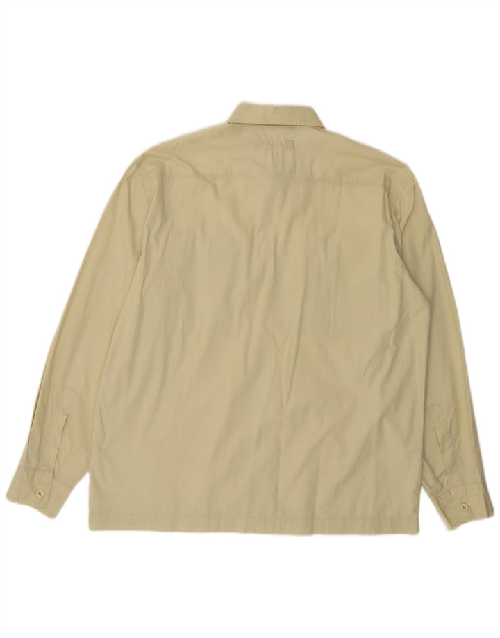 Camicia da uomo Wampum XL in cotone beige