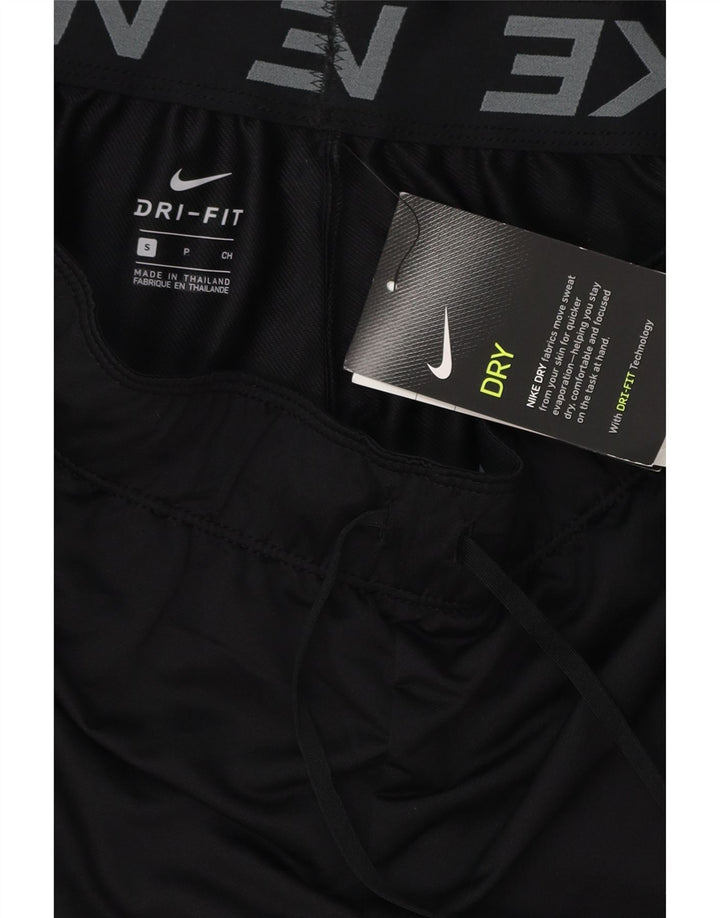 Pantaloncini sportivi Nike Dri Fit da uomo piccoli in poliestere nero