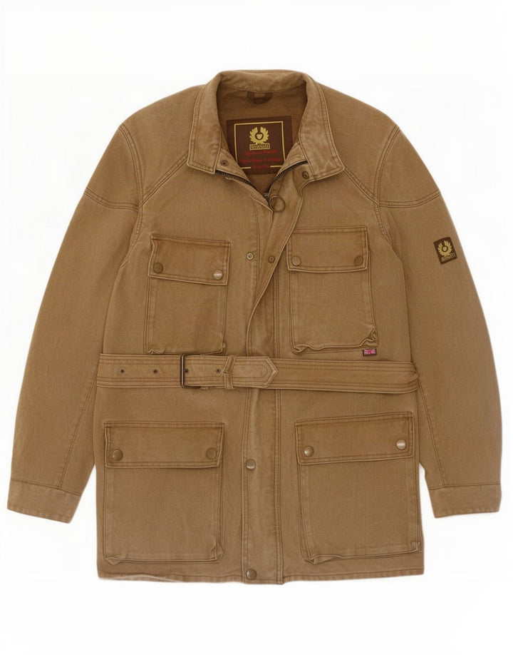 Giacca utility da uomo Belstaff UK 38 cotone marrone medio