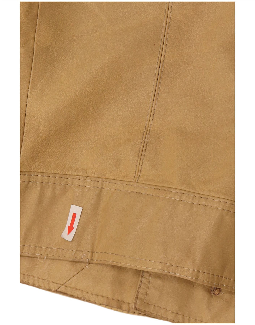 Giubbotto bomber vintage da donna UK 10 piccolo beige