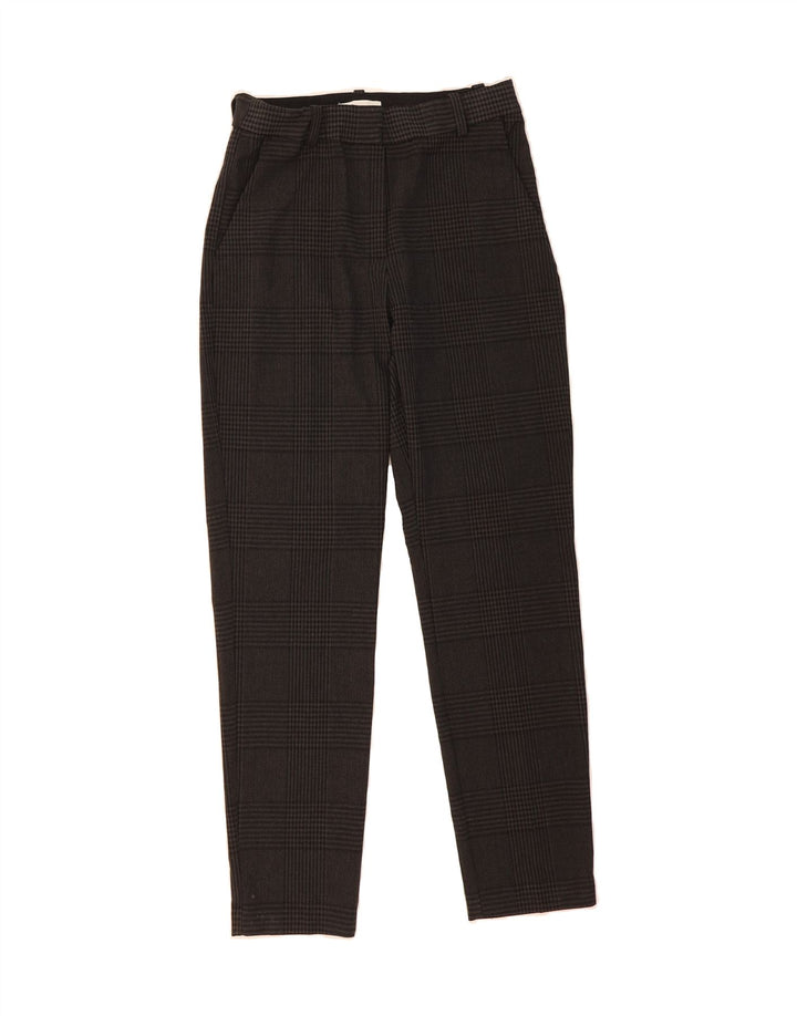 H&M Womens Slim Casual Trousers EU 38 Medium W28 L28 Grey Houndstooth Vintage H&M and Second-Hand H&M from Messina Hembry 