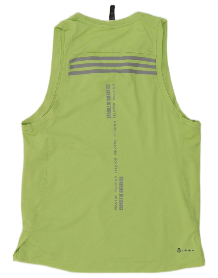 Canotta grafica Adidas Aeroready da uomo verde medio
