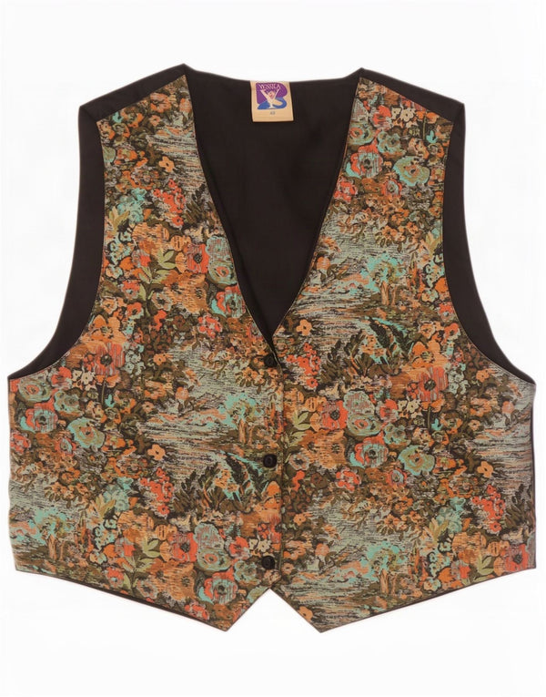 Gilet da donna Yessica By C&A EU 46 XL Viscosa floreale multicolore