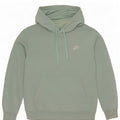 Felpa con cappuccio da uomo Nike in cotone verde medio
