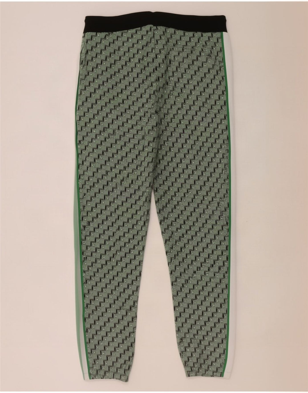 Pantaloni da tuta da uomo Zara Joggers Poliestere geometrico verde medio