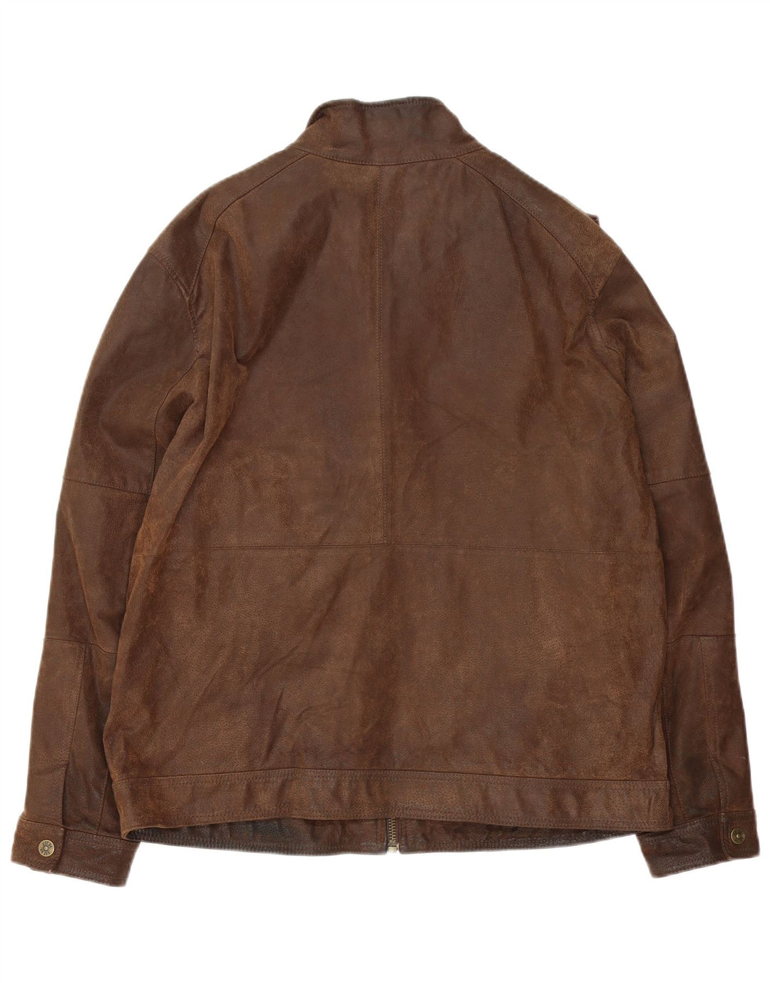 Giacca in pelle da uomo Marks & Spencer UK 42 XL in pelle marrone
