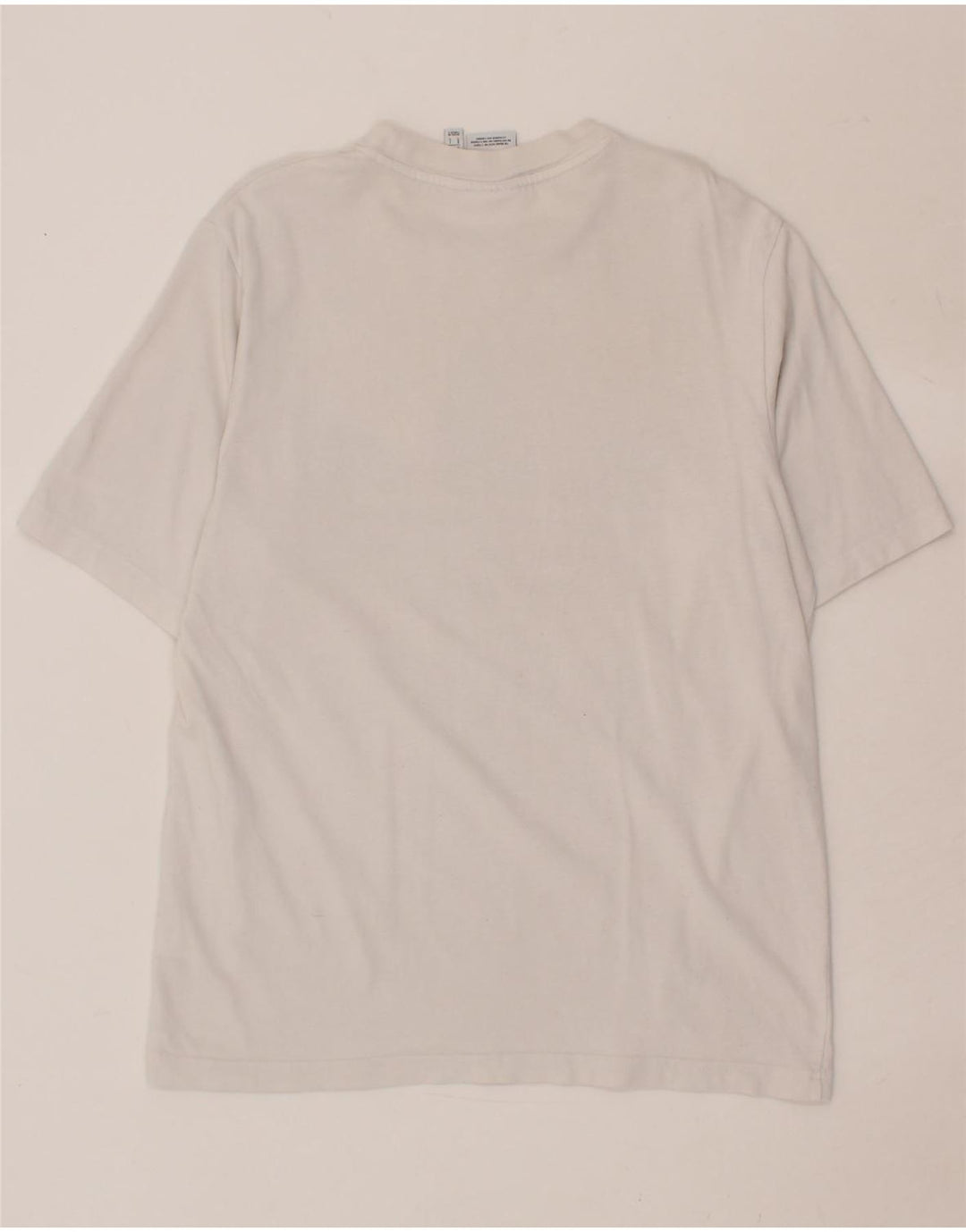 ADIDAS Mens Graphic T-Shirt Top Small White Cotton Vintage Adidas and Second-Hand Adidas from Messina Hembry 