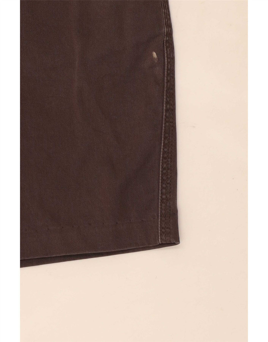 Pantaloncini chino vintage da donna W28 in cotone grigio medio