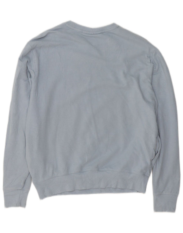 Fila Mens Loose Fit Sweatshirt Jumper XS Blue Cotton