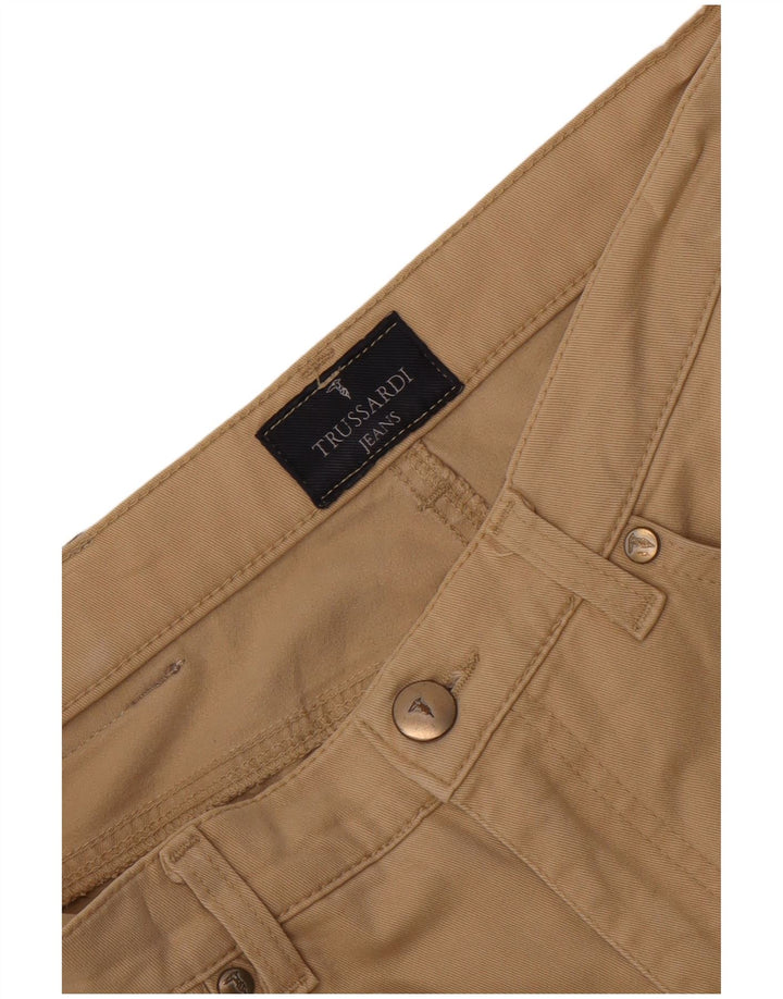 Pantaloni Casual Bootcut Uomo Trussardi W30 L31 Beige