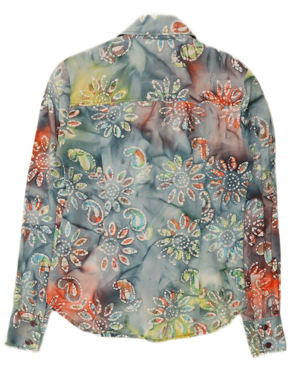 Camicia da donna Think Pink UK 10 piccolo cotone floreale multicolore