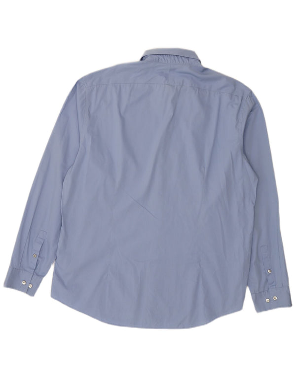Camicia slim fit da uomo Calvin Klein taglia 43 17 XL blu