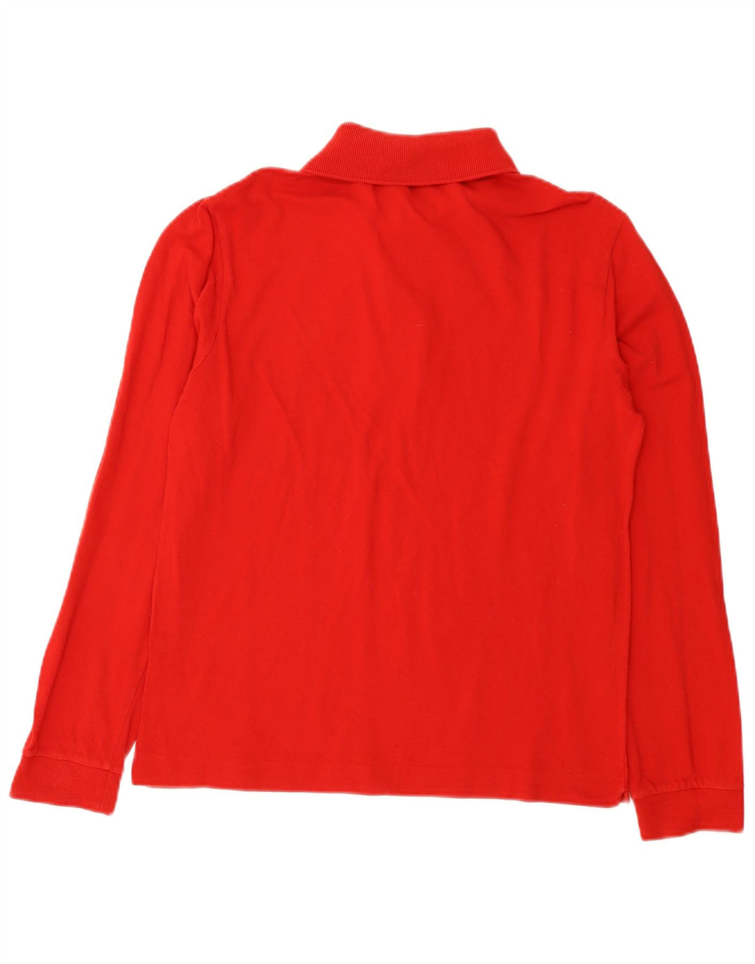 Polo da uomo a maniche lunghe Lacoste taglia 3 piccola in cotone rosso