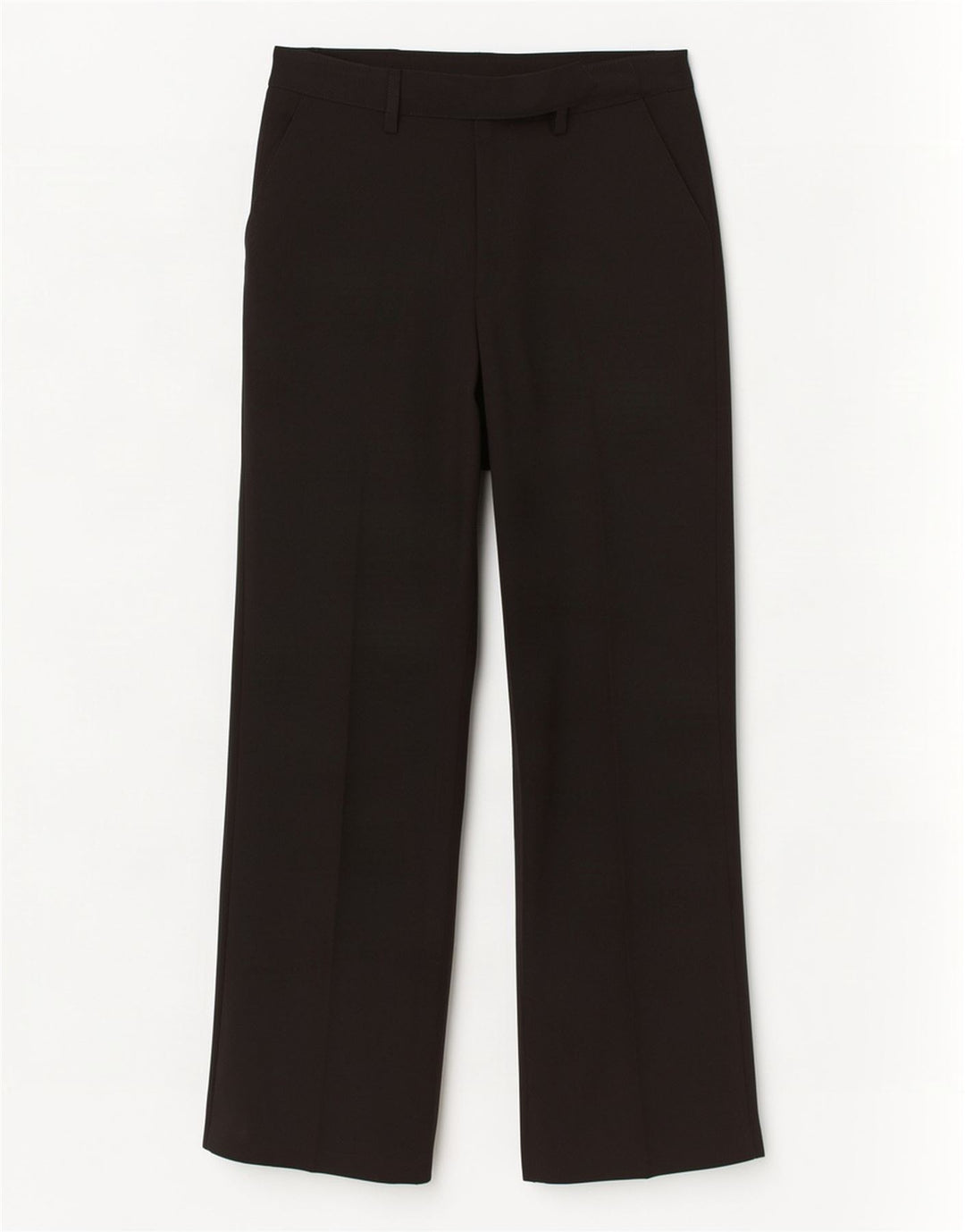 Pantaloni da abito dritti da donna Topshop UK 12 Medium W30 L30 Poliestere nero
