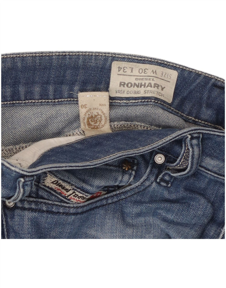 DIESEL Pantaloncini di jeans Ronhary da uomo W30 Blu medio