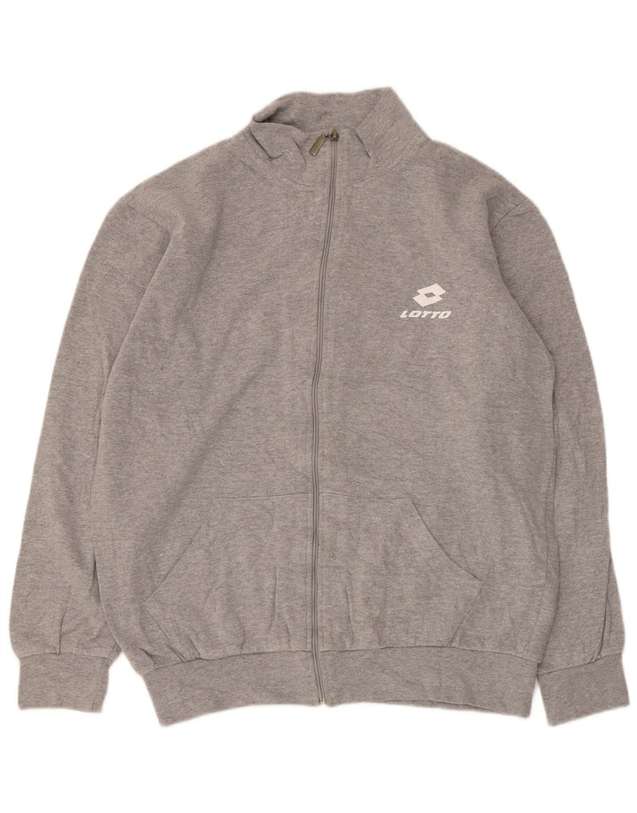Giacca da tuta da donna Lotto UK 18 XL Cotone grigio