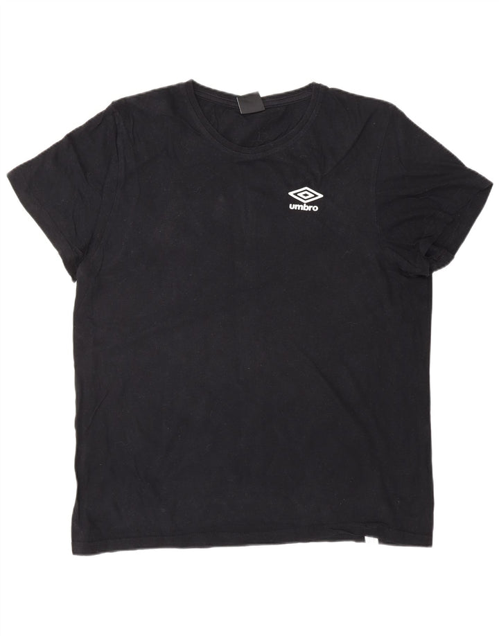 T-shirt da uomo UMBRO Top XL in cotone nero