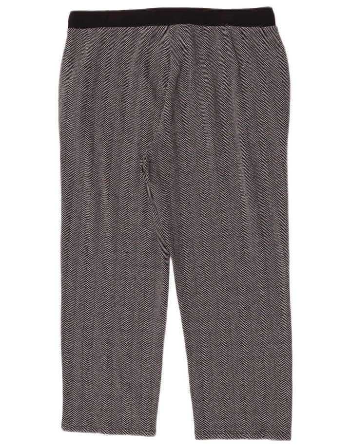 Pantaloni corti Zara Trafaluc da donna grandi W30 L23 grigi a spina di pesce