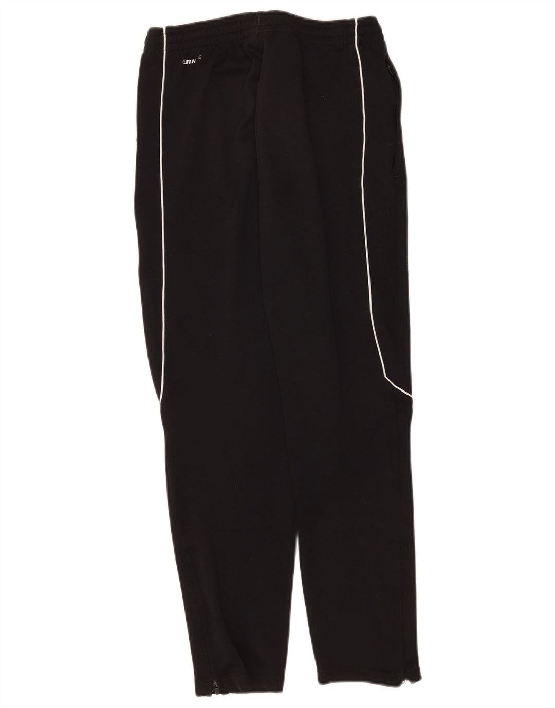 Pantaloni della tuta Adidas Climalite da ragazzo 11-12 anni in poliestere nero
