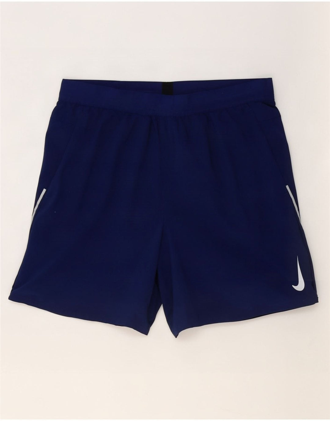 Pantaloncini sportivi Nike Dri Fit da donna UK 16 Large Blu Navy Poliestere