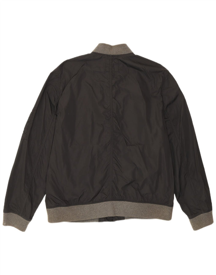 Giubbotto bomber da uomo Gap UK 40 Large nylon nero