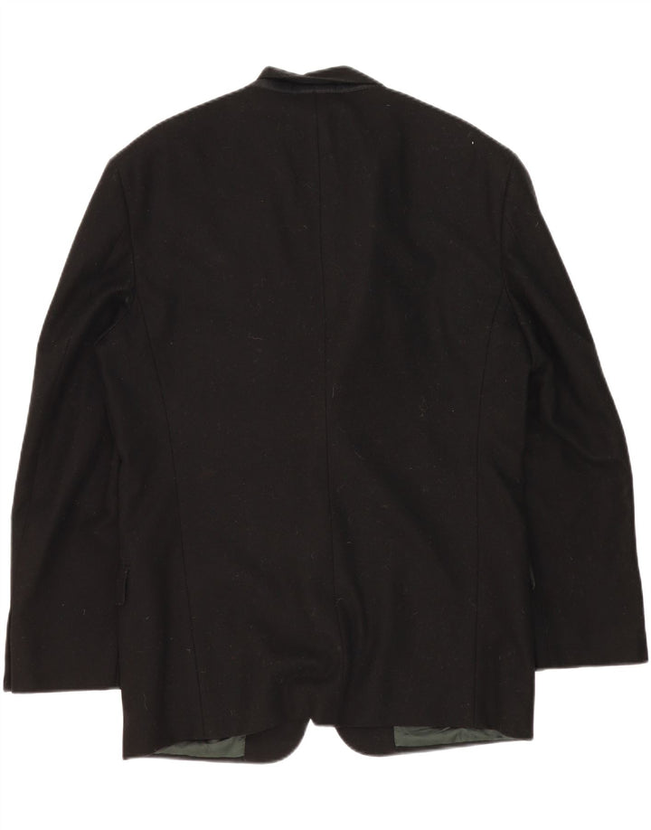 VALENTINO Mens 2 Button Blazer Jacket IT 52 XL Black Wool Vintage Valentino and Second-Hand Valentino from Messina Hembry 