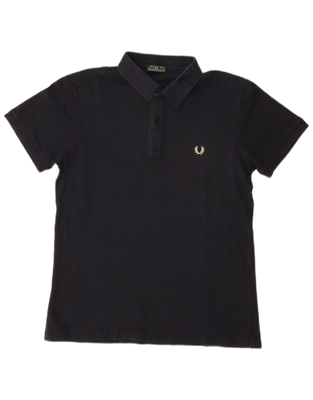 Polo da uomo Fred Perry grande in cotone blu navy