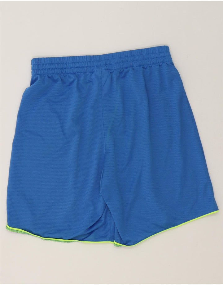 Pantaloncini sportivi grafici da uomo Adidas piccoli in poliestere blu