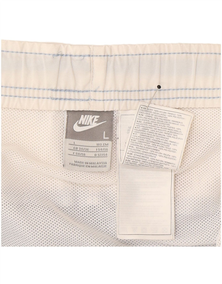 Pantaloncini sportivi da uomo Nike Large in nylon color block blu