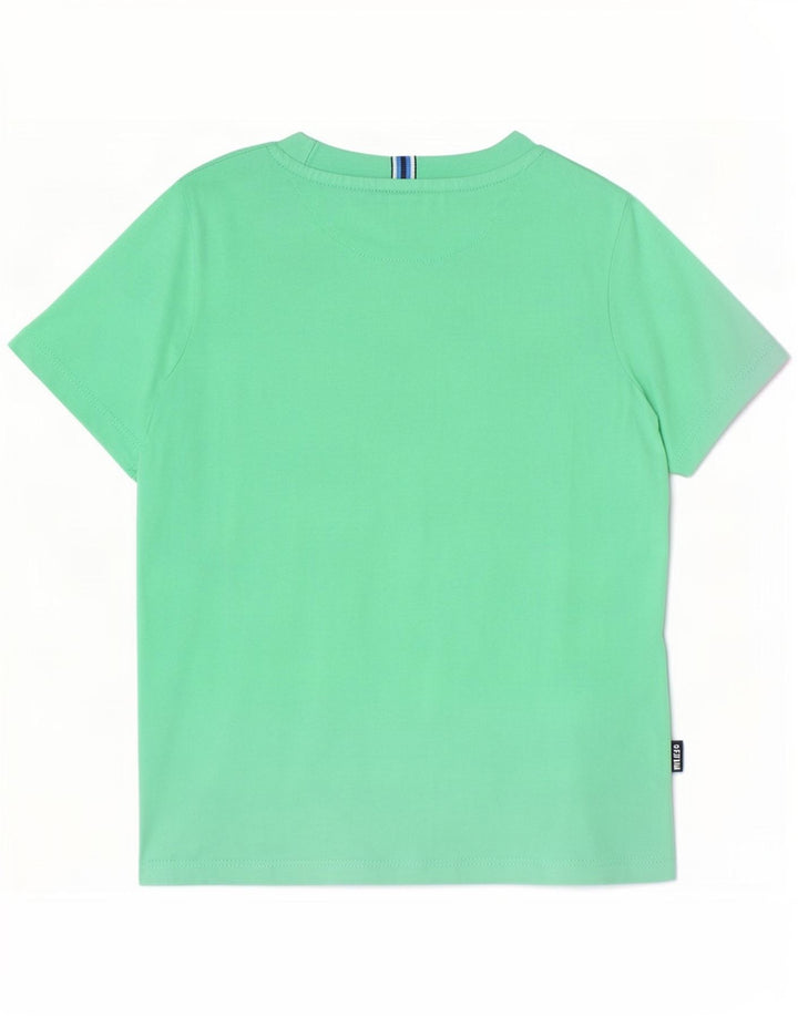 Ted Baker Boys Graphic T-Shirt Top 3-4 Years Green Cotton