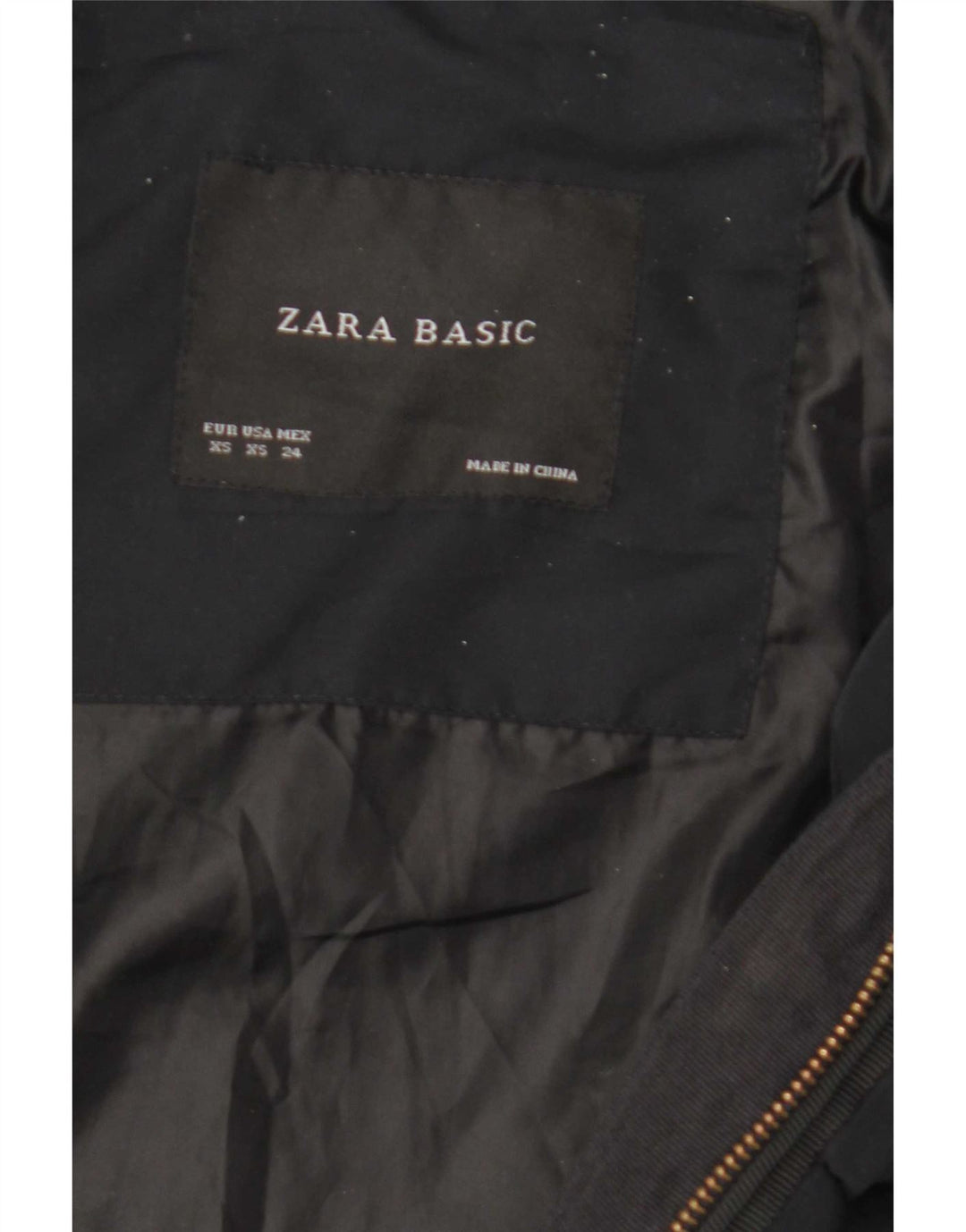 Giacca imbottita da donna Zara UK 6 XS nera