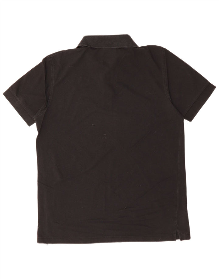 Polo da uomo Hugo Boss in cotone nero medio