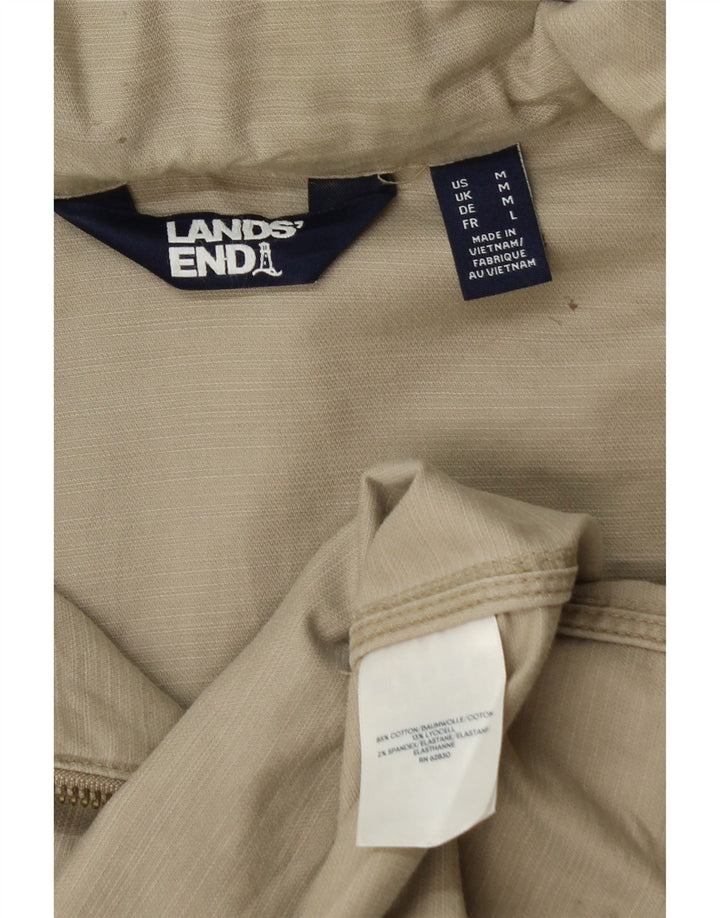 Giacca utilitaria con cappuccio da donna Lands End UK 14 Cotone verde medio