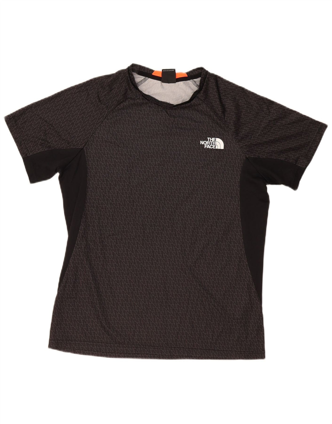 T-shirt da uomo The North Face Top in poliestere geometrico nero medio
