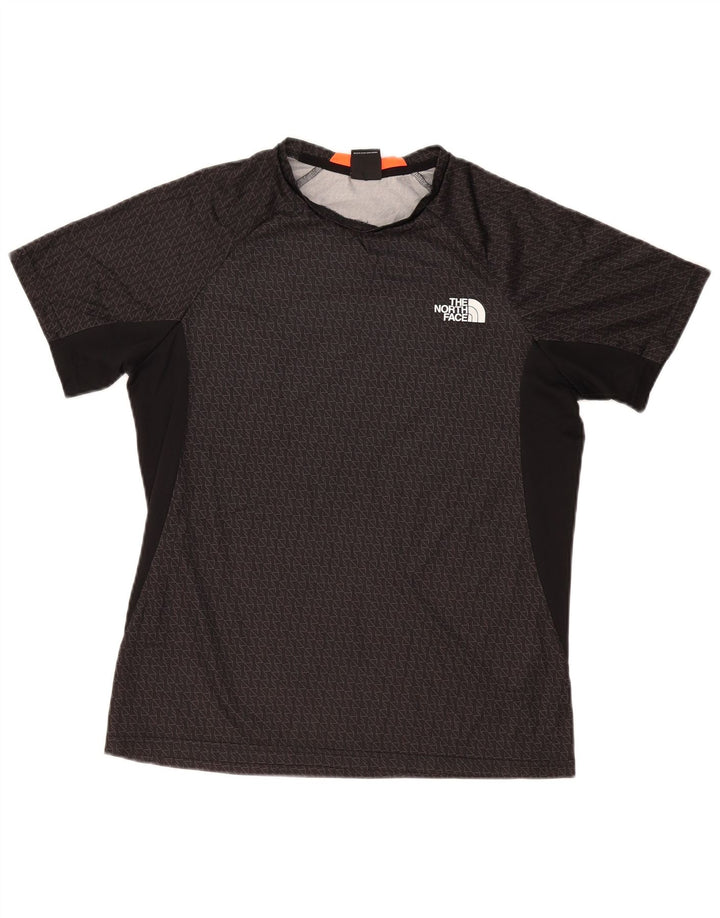 T-shirt da uomo The North Face Top in poliestere geometrico nero medio