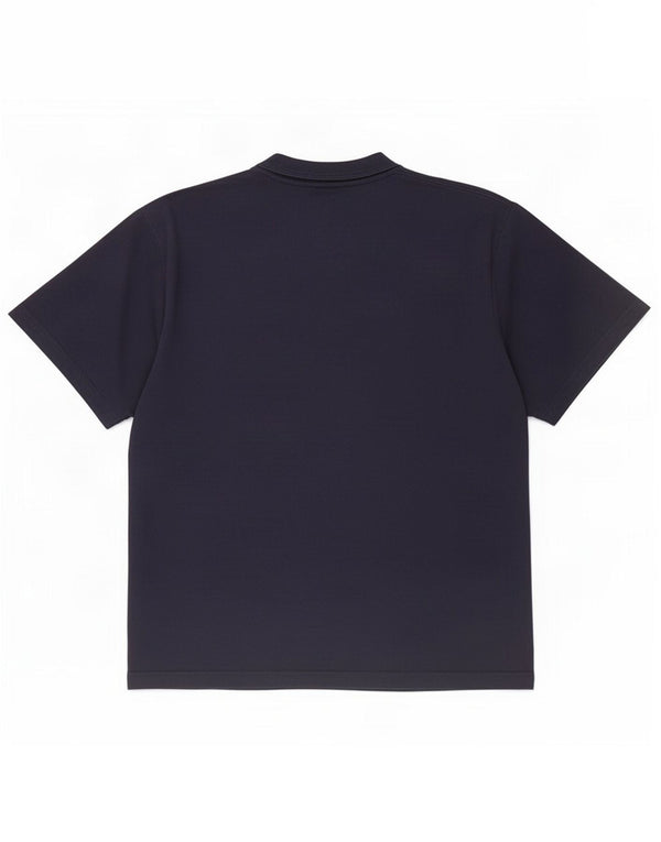 T-shirt grafica da uomo Fila Top Large in cotone blu navy