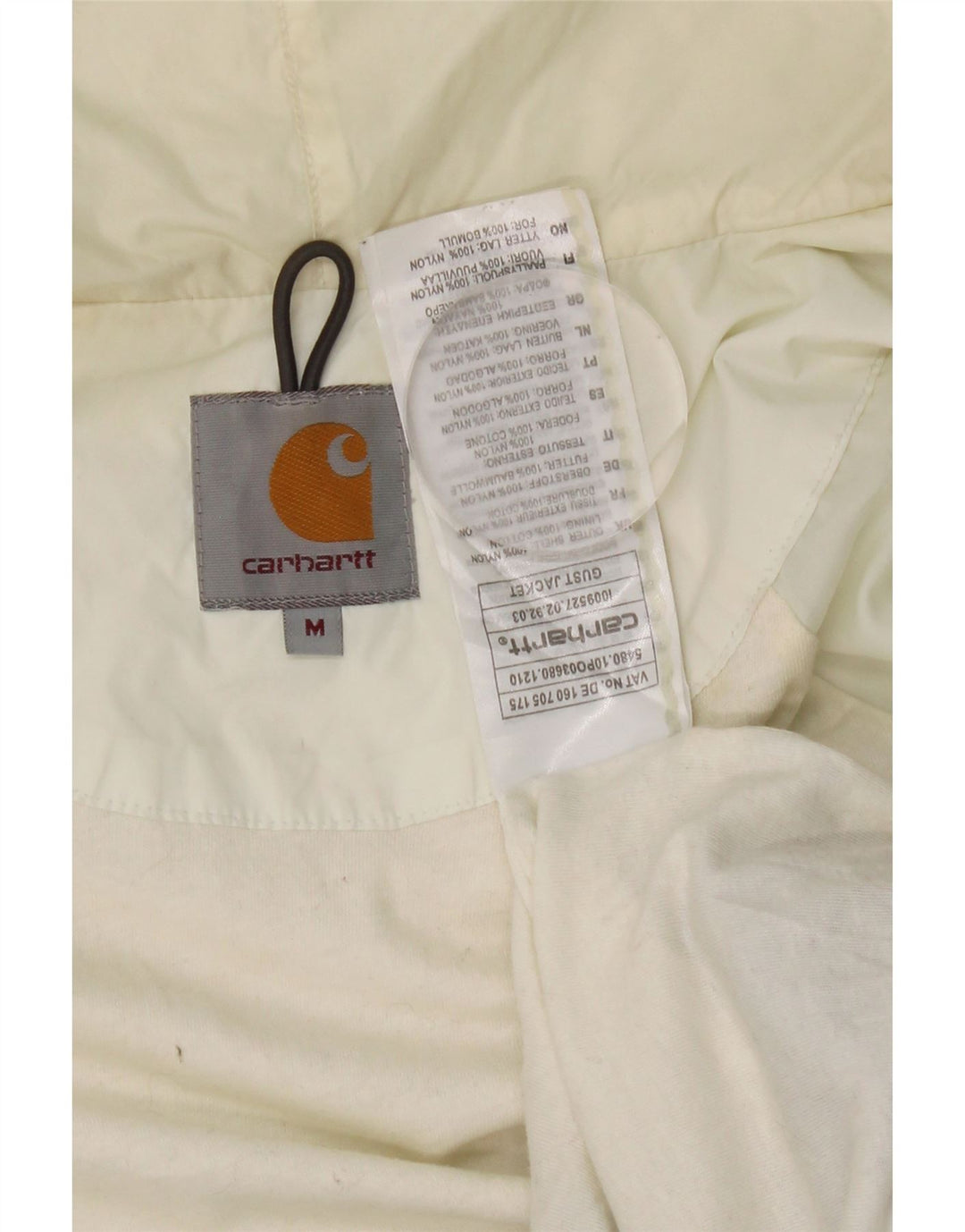 Giacca antipioggia con cappuccio da donna Carhartt UK 14 Nylon color block blu medio