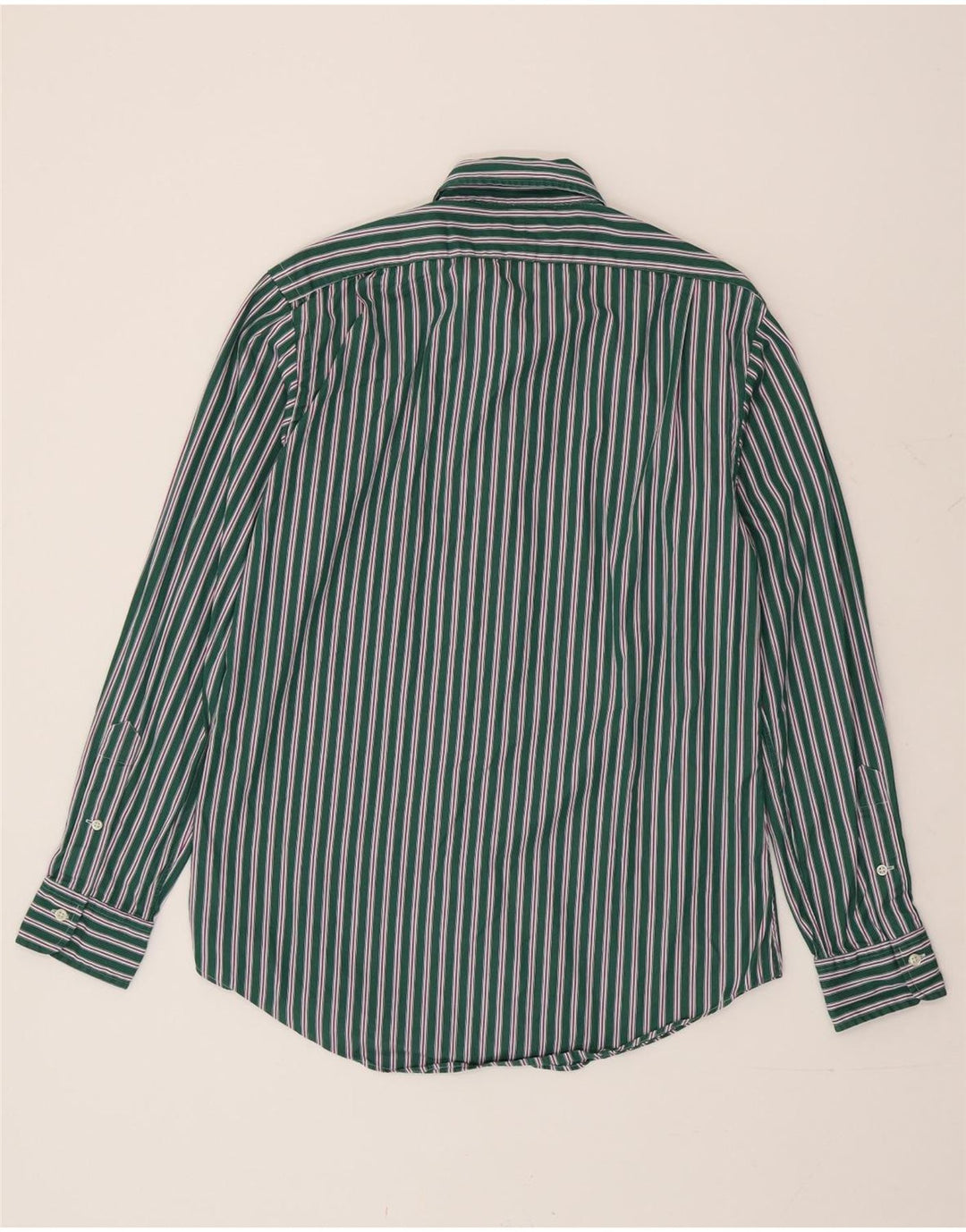 POLO RALPH LAUREN Camicia da uomo Stanton Custom Fit a righe verde medio
