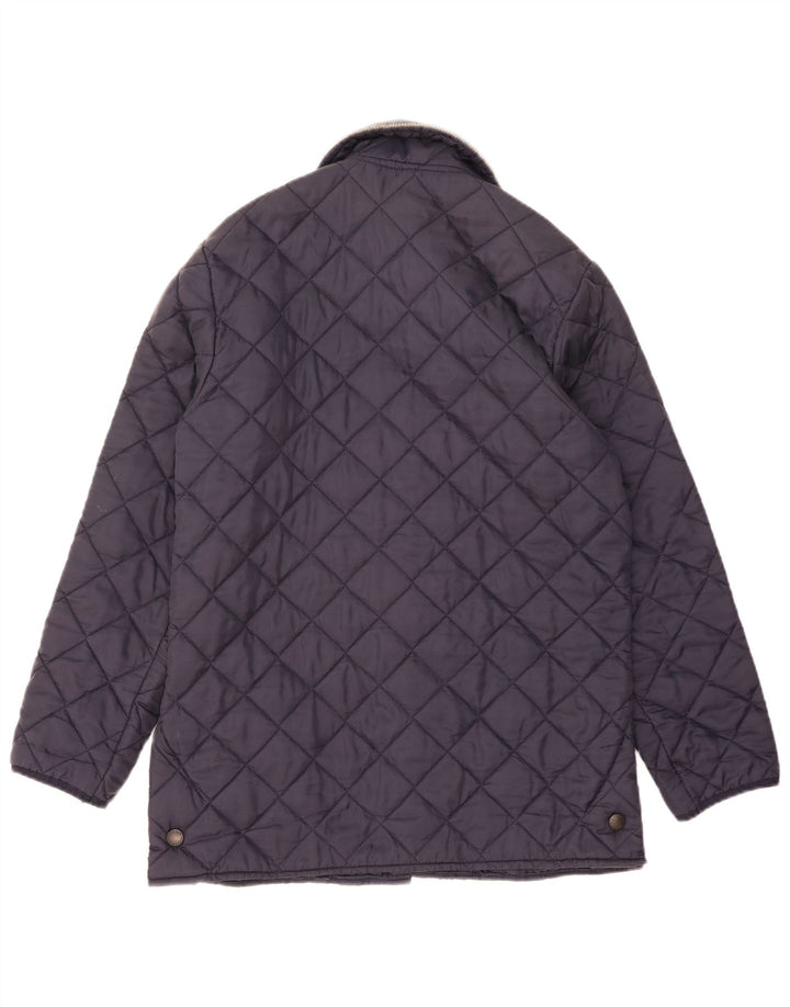 Giacca trapuntata da uomo Barbour UK 38 Medium Navy Blue Colourblock