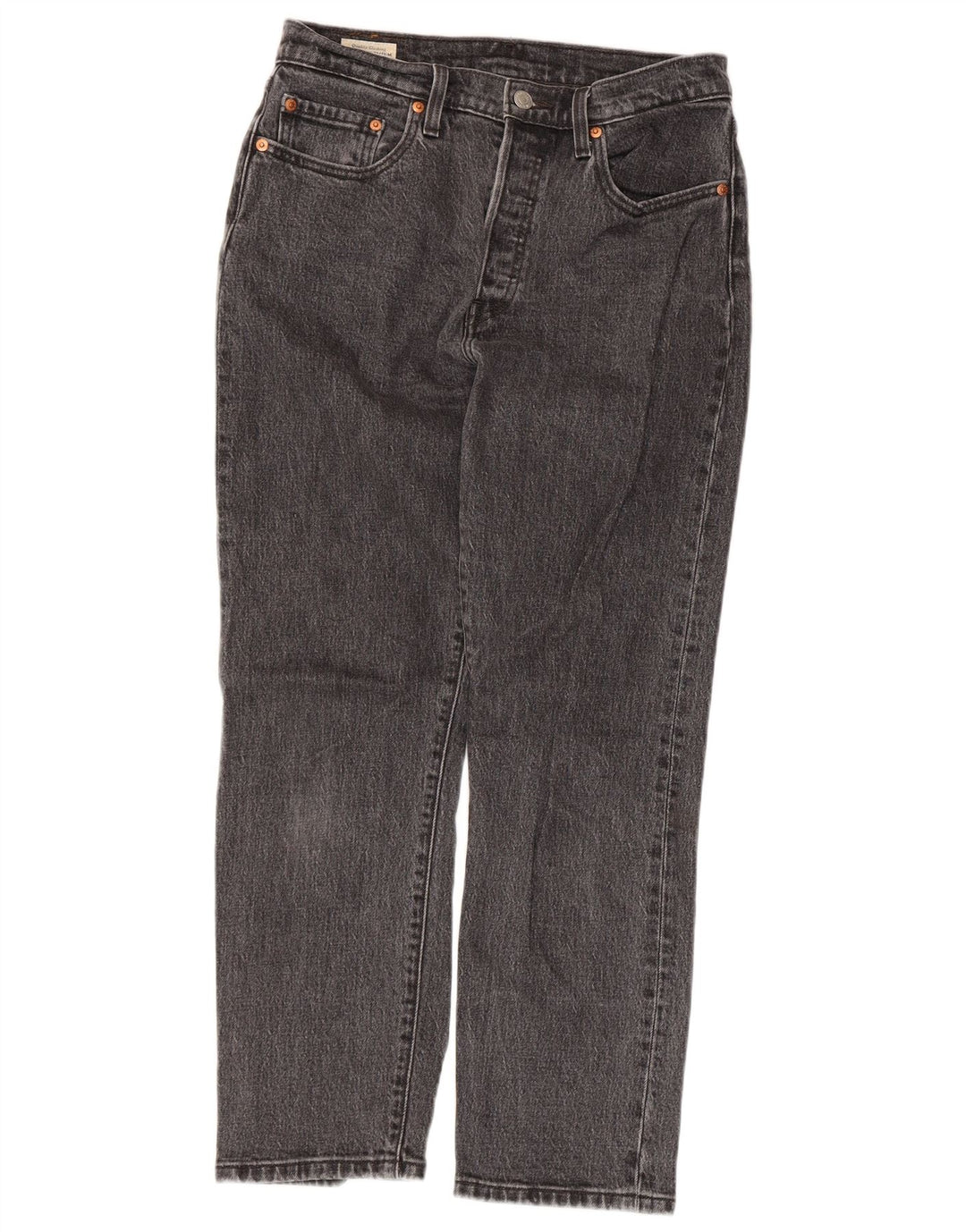 Jeans dritti Levi's 501 da donna W27 L26 cotone grigio