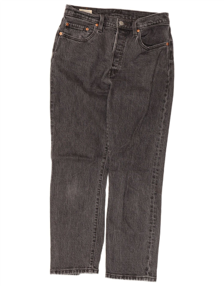 Jeans dritti Levi's 501 da donna W27 L26 cotone grigio